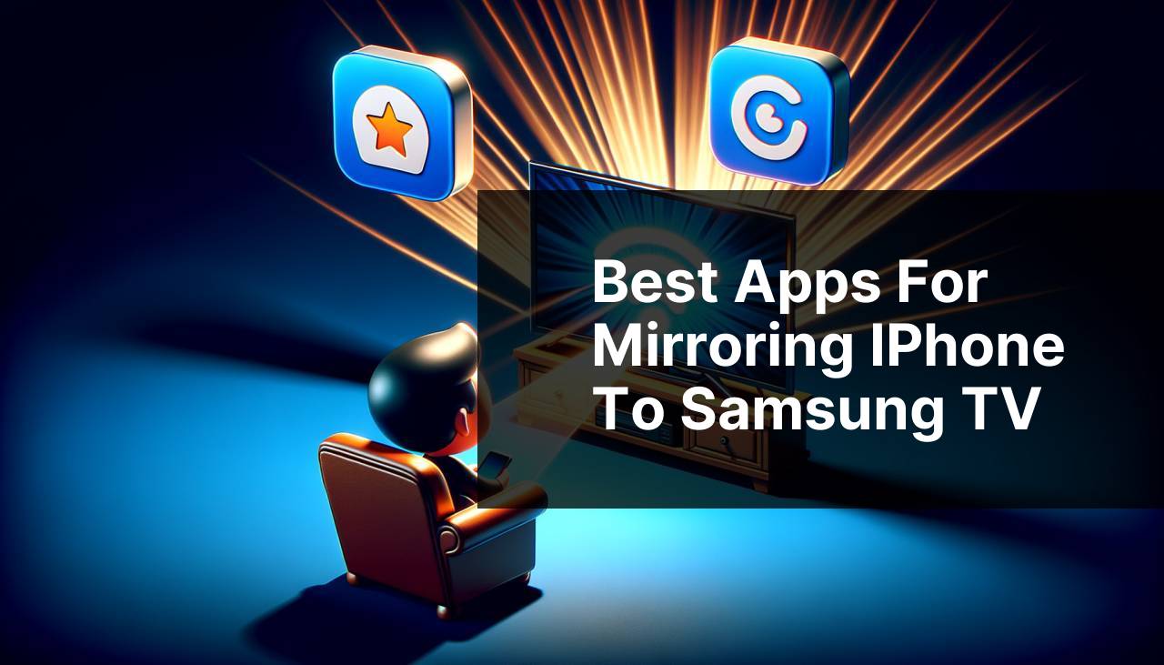 Best Apps for Mirroring iPhone to Samsung TV