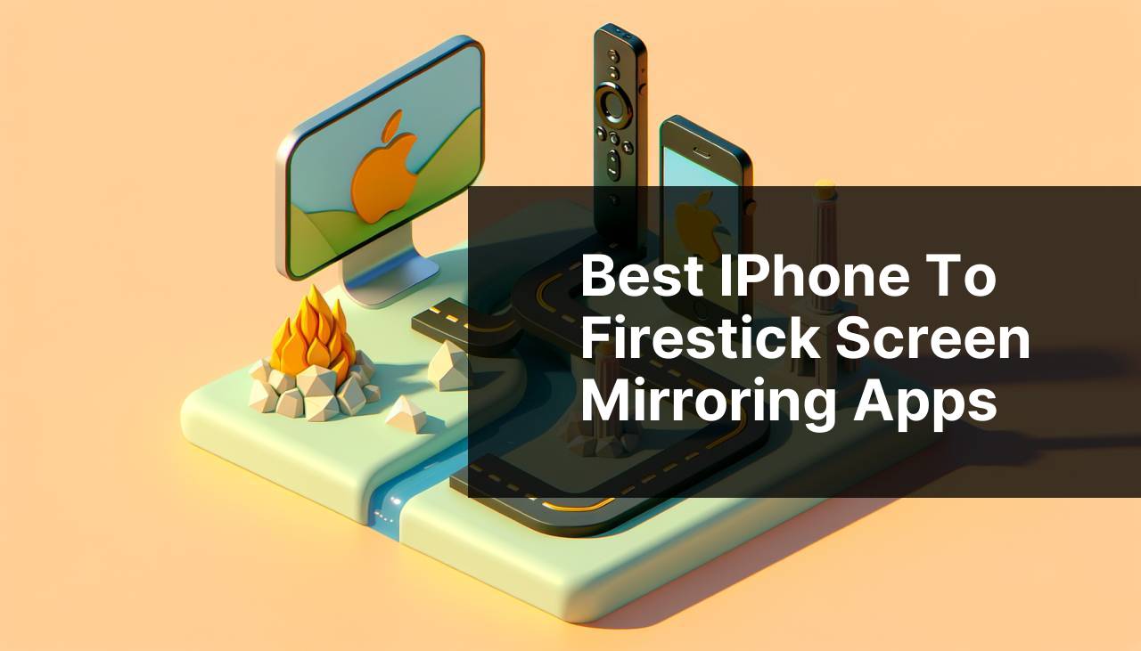 Best iPhone to Firestick Screen Mirroring Apps