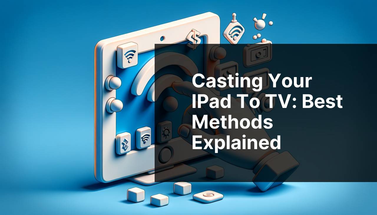 Casting Your iPad to TV: Best Methods Explained