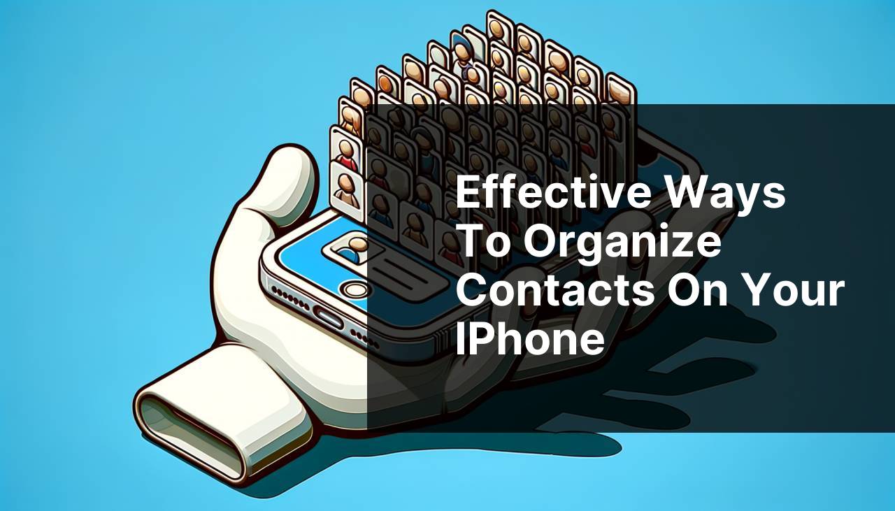 Effective Ways to Organize Contacts on Your iPhone