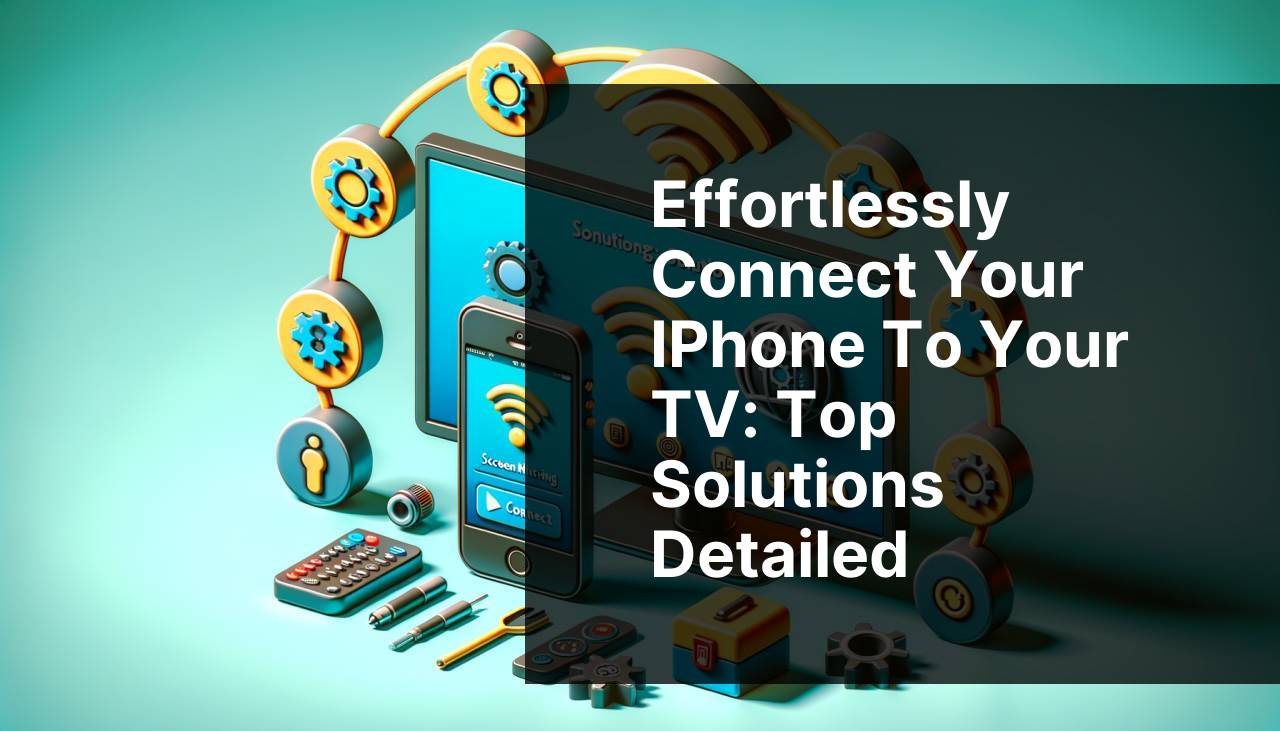 Effortlessly Connect your iPhone to Your TV: Top Solutions Detailed