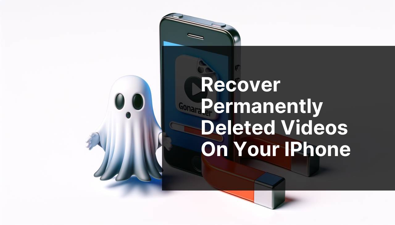 Recover Permanently Deleted Videos on Your iPhone