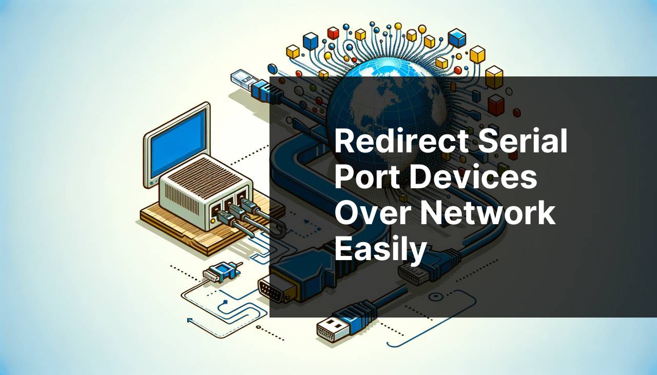 Redirect Serial Port Devices Over Network Easily