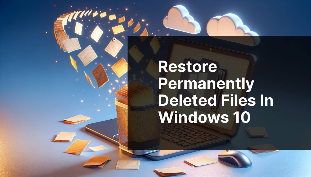 Restore Permanently Deleted Files in Windows 10