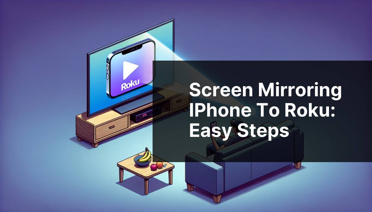 Screen Mirroring iPhone to Roku: Easy Steps