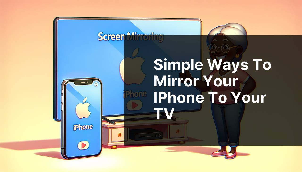 Simple Ways to Mirror Your iPhone to Your TV