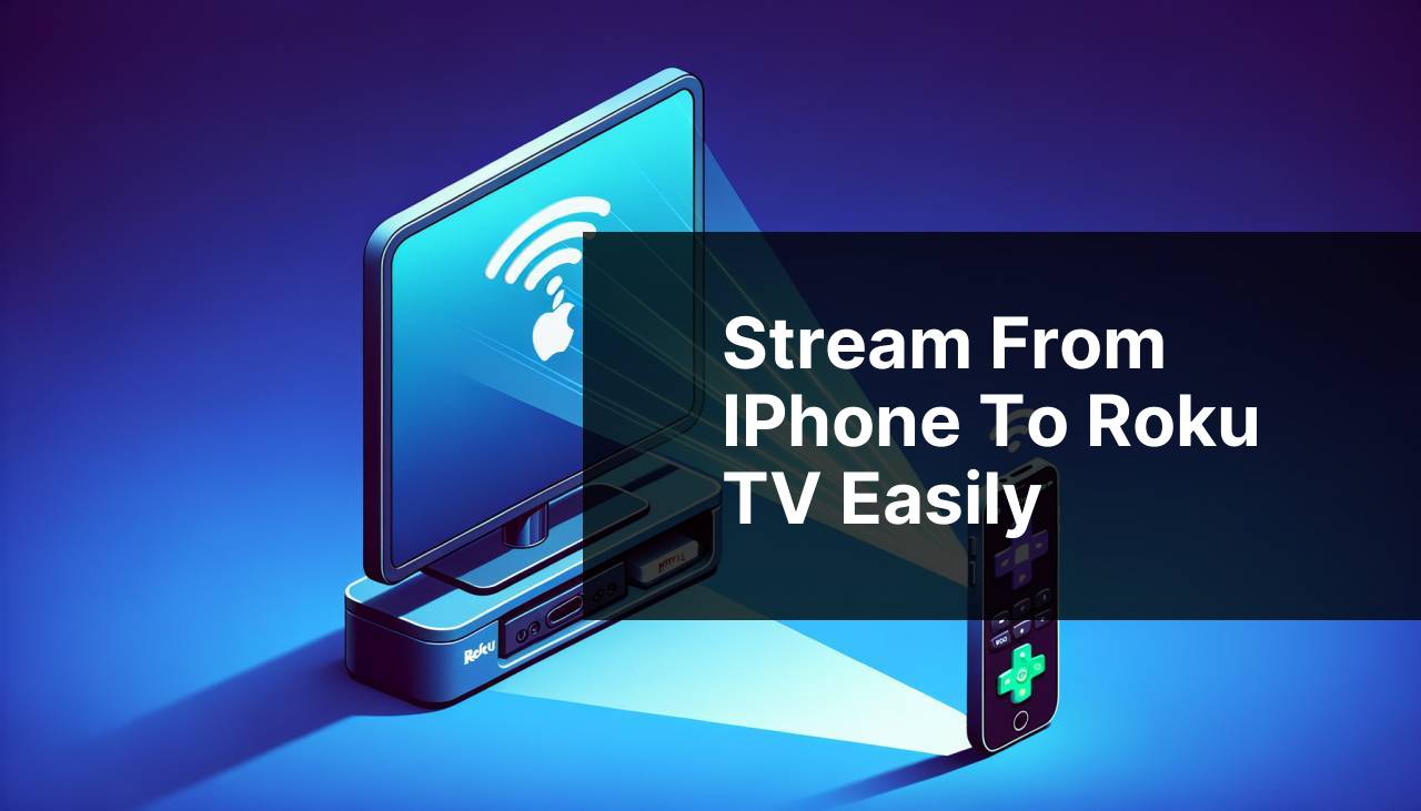 Stream from iPhone to Roku TV Easily