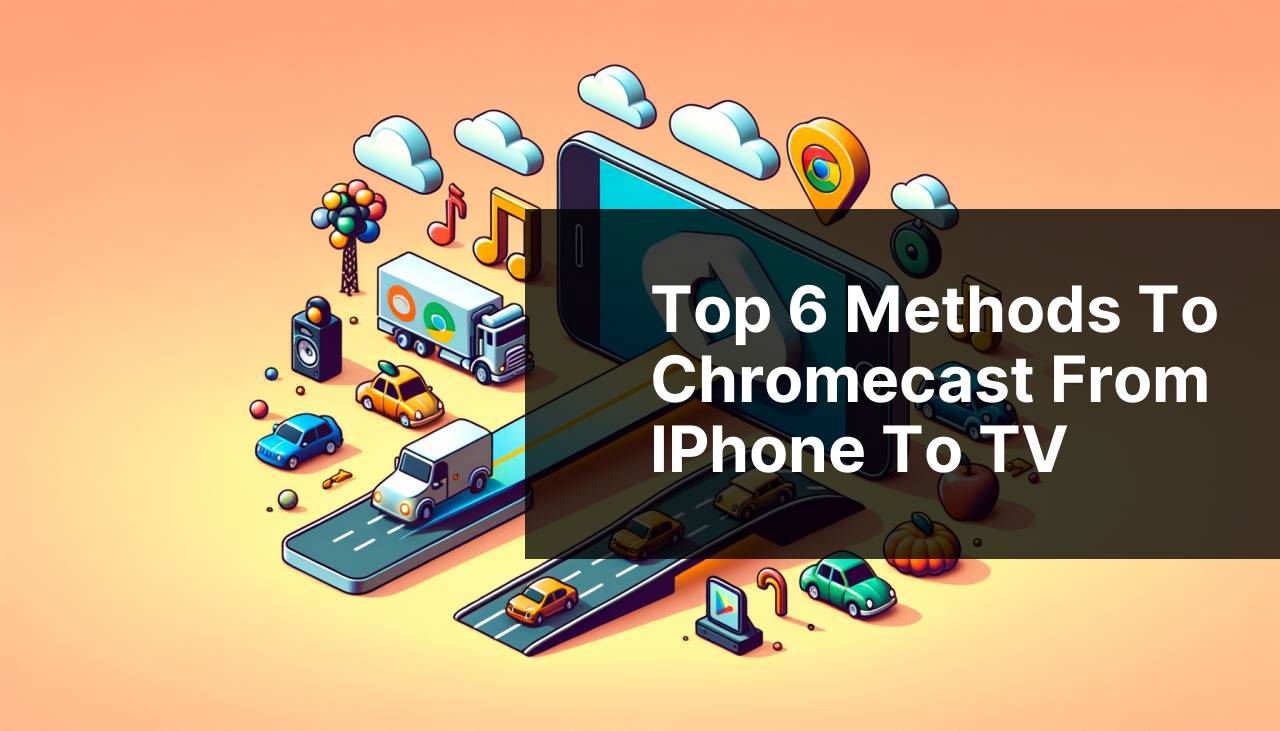 Top 6 Methods to Chromecast from iPhone to TV