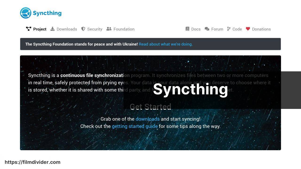 https://syncthing.net/ screenshot