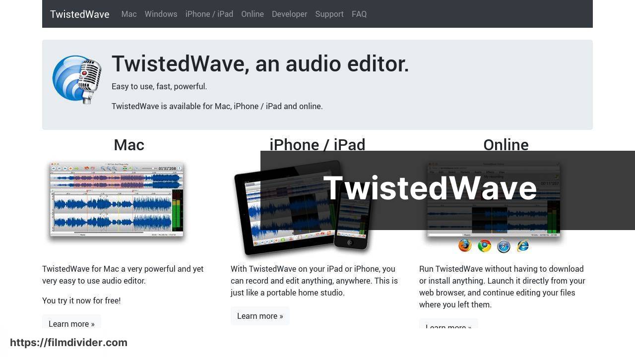 https://twistedwave.com/ screenshot