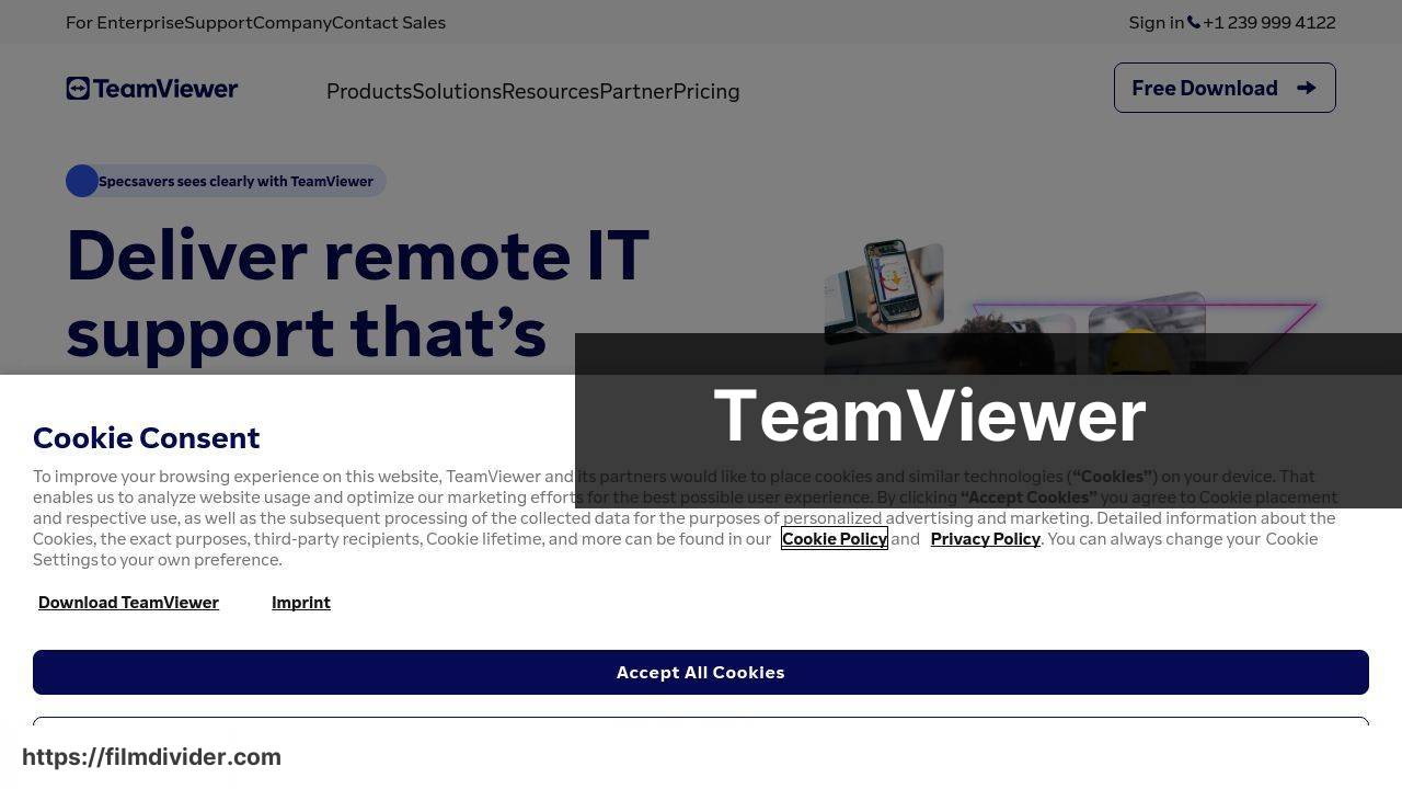https://www.teamviewer.com screenshot