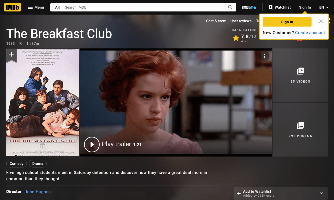 The Breakfast Club Movie