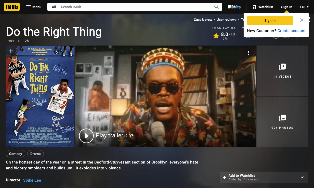 Do the Right Thing Movie