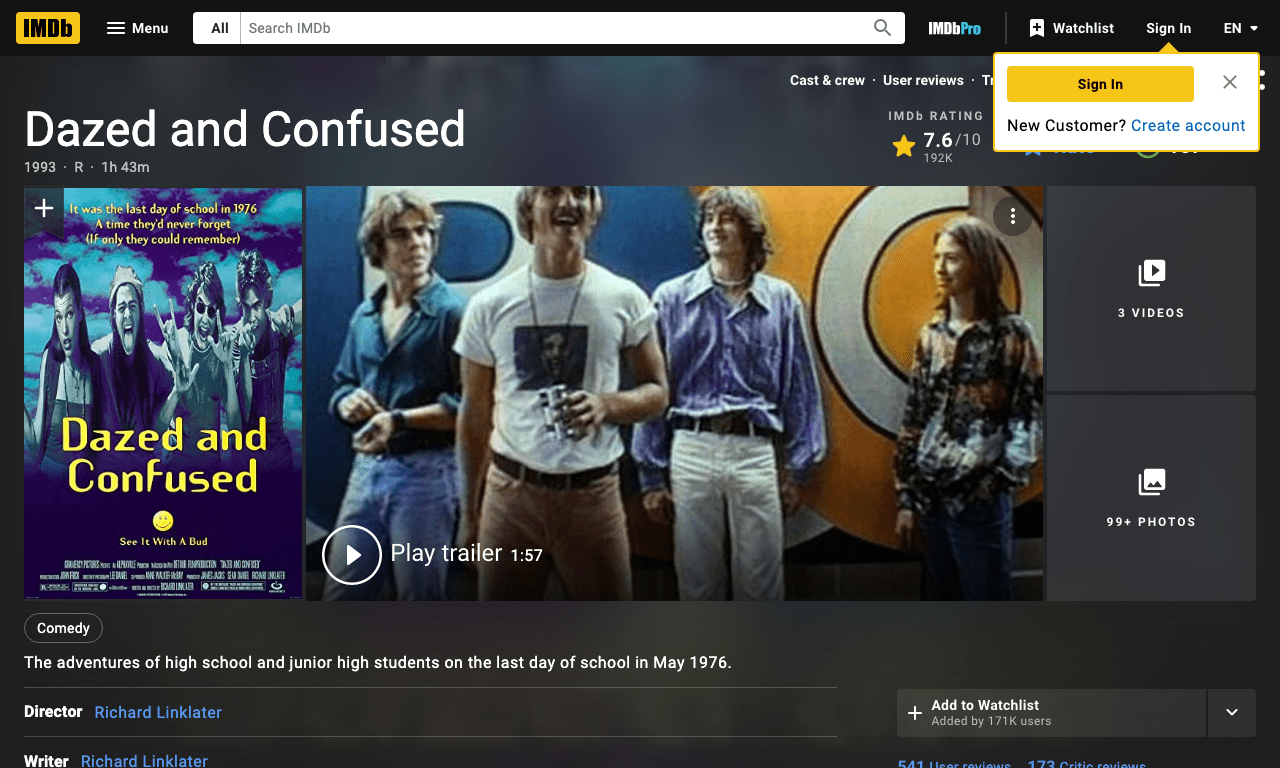 Dazed and Confused Movie