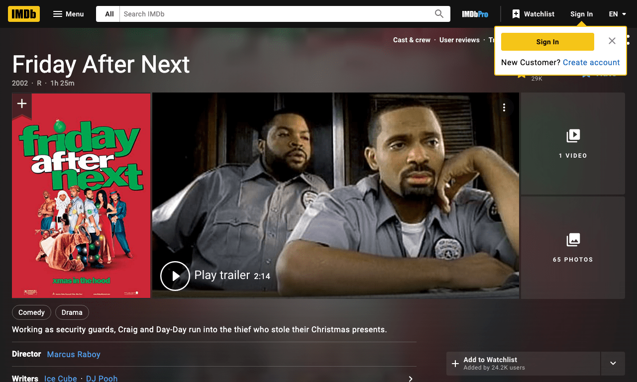 Friday After Next Movie