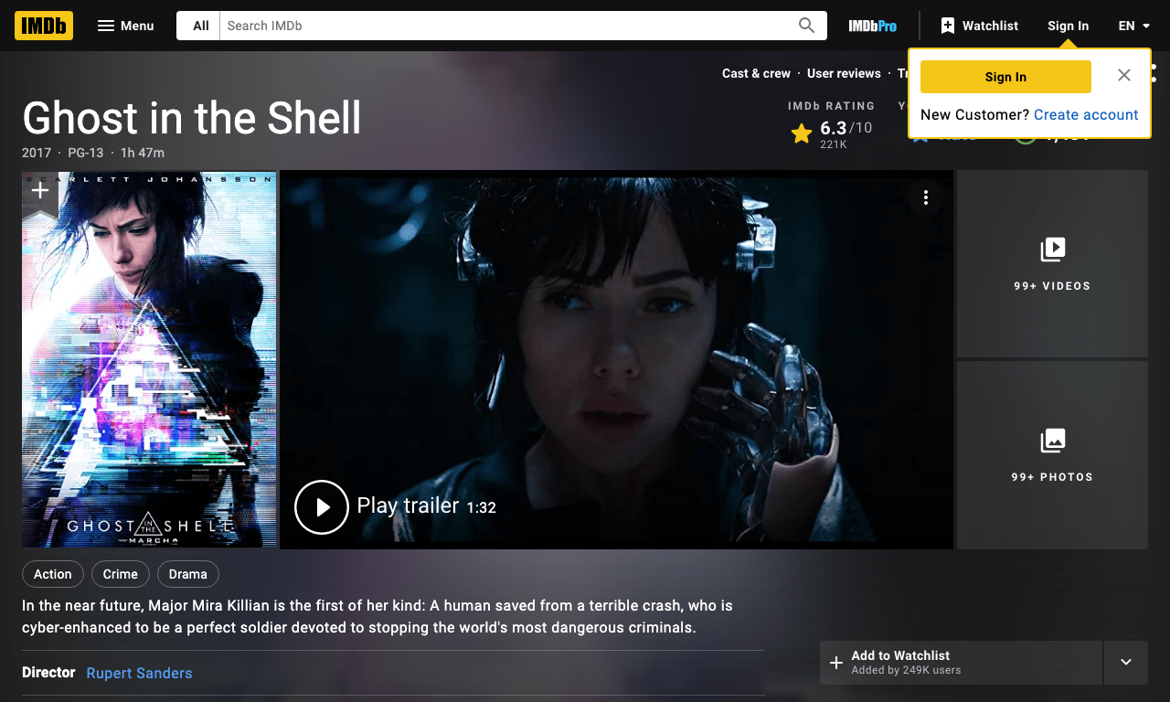 Ghost in the Shell Movie