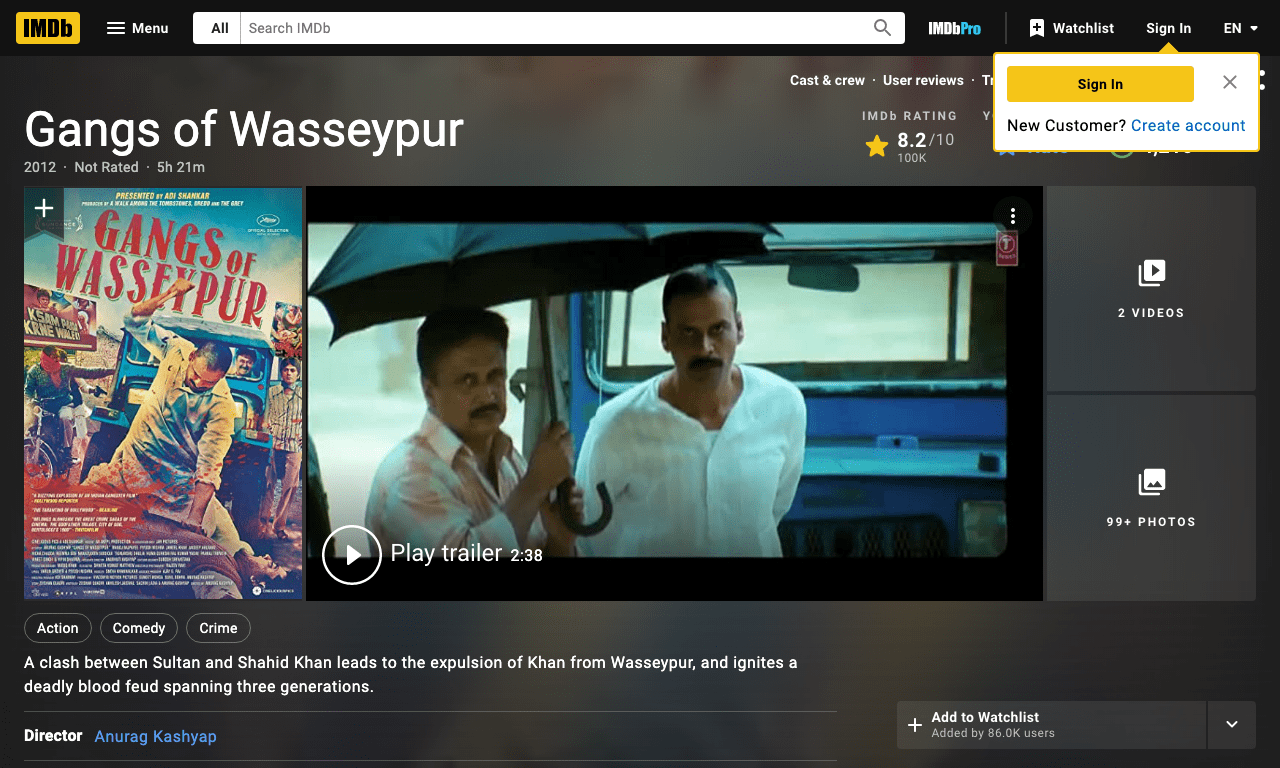Gangs of Wasseypur Movie