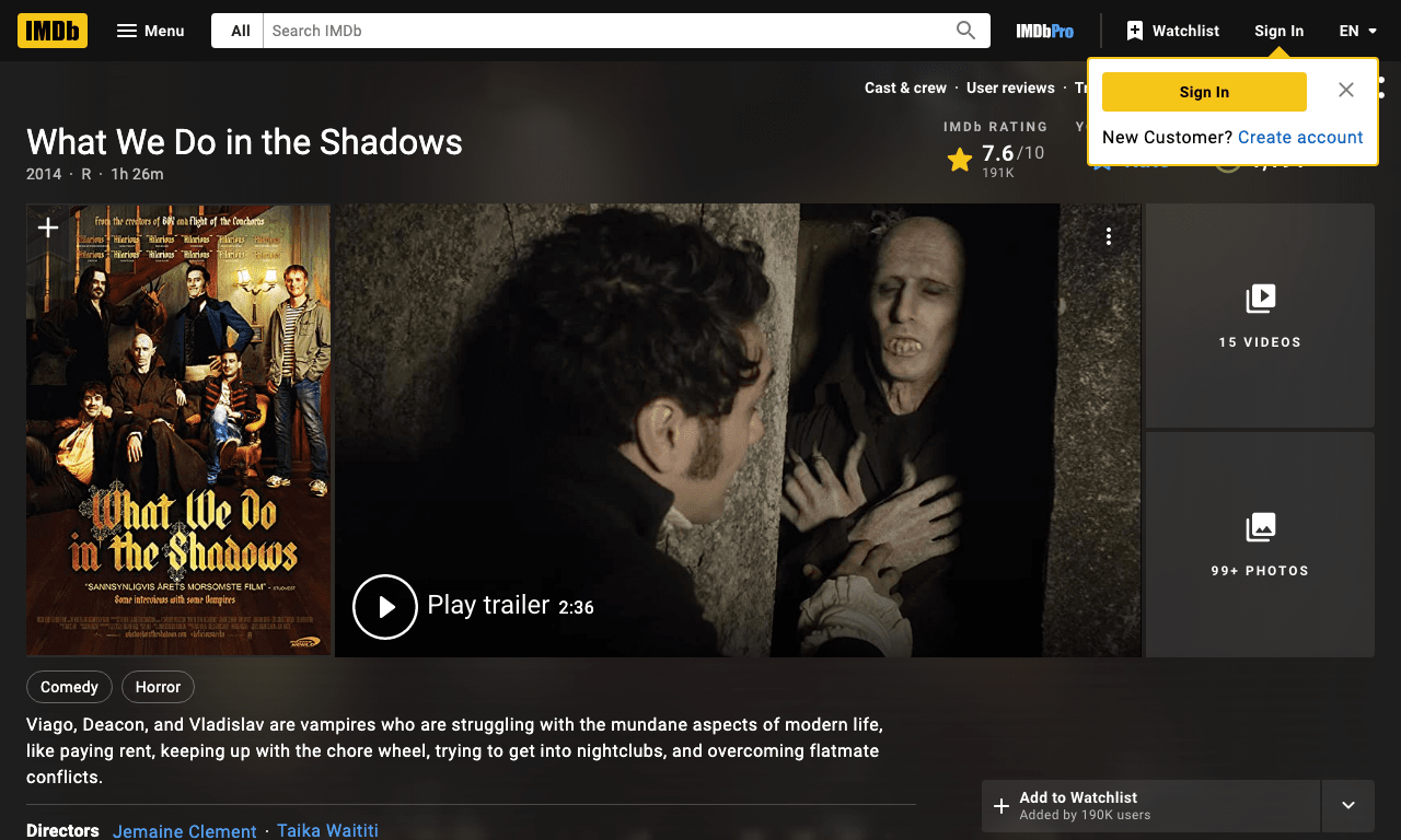 What We Do in the Shadows Movie
